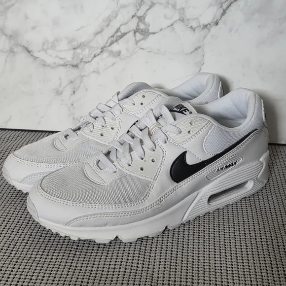 Nike Air Max 90 Next Nature Womens Sneakers Shoes White Black Size 12 - Picture 5 of 10